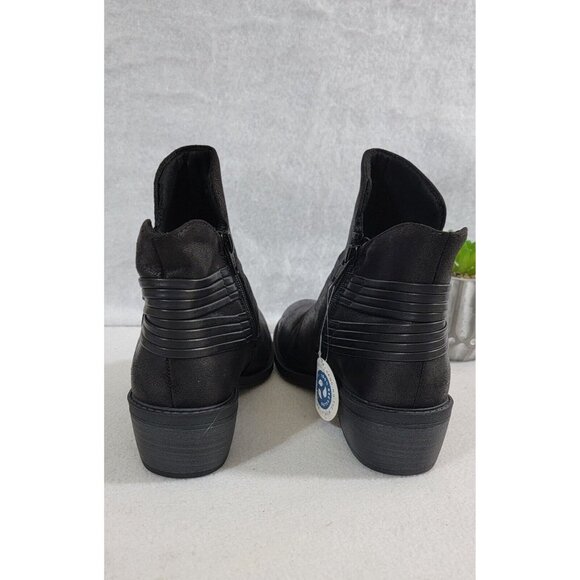 Baretraps Womens Black Sazzie Ankle‎ Booties Leather Upper Size Zip Size 7M NEW - Picture 8 of 13
